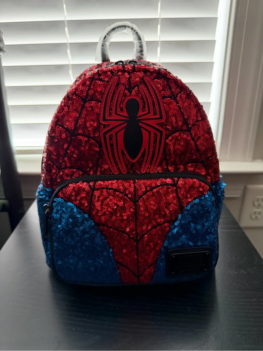 Sequin Spider-Man Loungefly backpack NWT